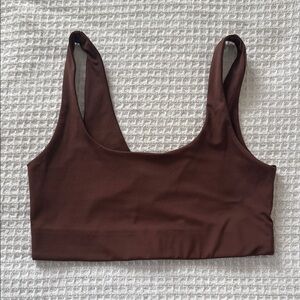 Girlfriend Collective Chocolate Sports Bra